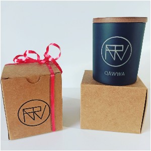 Eiremade Arts & Crafts Irish HandmadeScented Candle - Dark Honey & Tobacco  "Q...