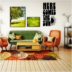 Eiremade Arts & Crafts Vinyl Decal: Here Comes the Sun