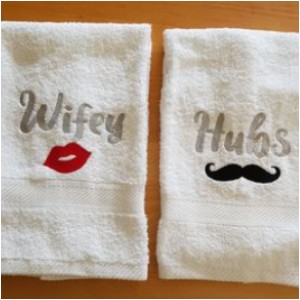 Eiremade Irish Gifts Embroidered Towels (set of 2)